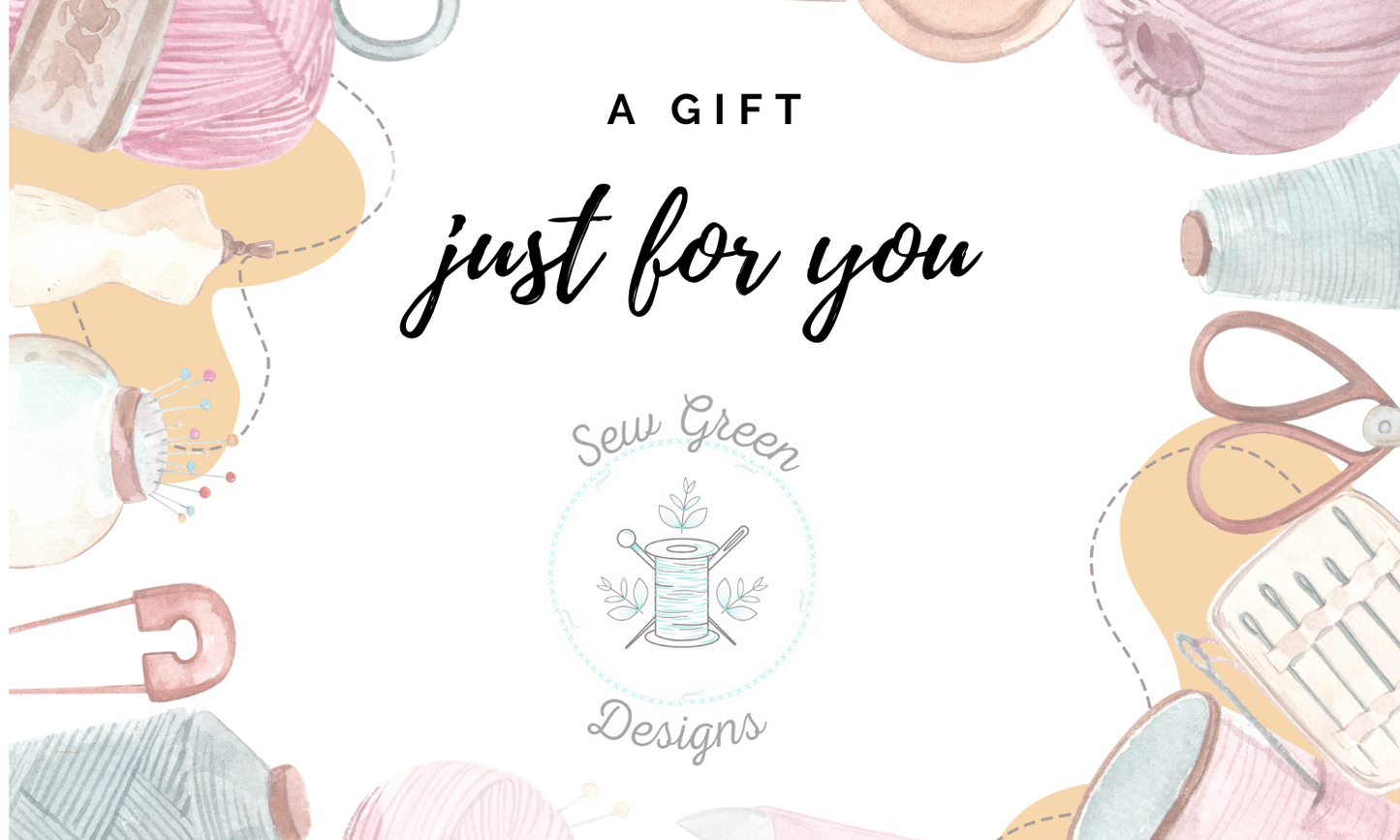 Sew Green Designs Gift Card