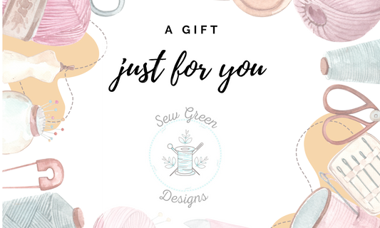 Sew Green Designs Gift Card